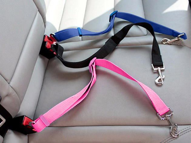 Car Pet Safety Seat Belt (Pink)