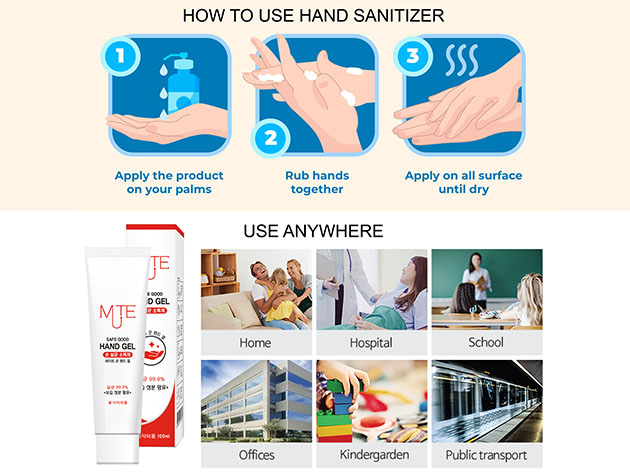 Healer Lab Hand Sanitizer Gel: 4-Pack
