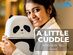 napEazy: World's Best Ergonomic Split Pillow (Qtee Panda)