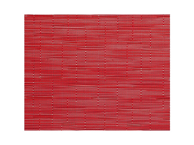 Chilewich Rectangle Bamboo Placemat Poppy 13" x 14"