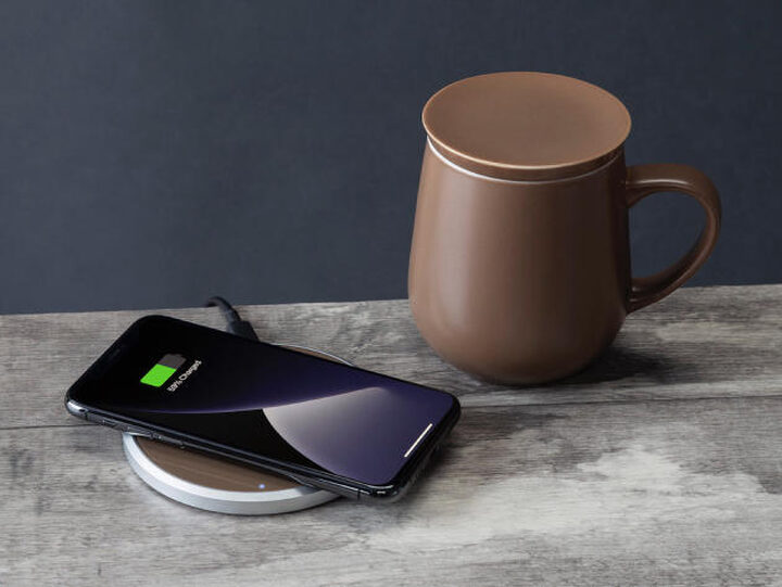 Self-heating Coffee Mug With Wireless Charging Function - Double