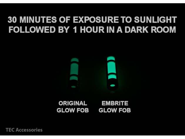 TEC-T3 Titanium Embrite Glow Fob