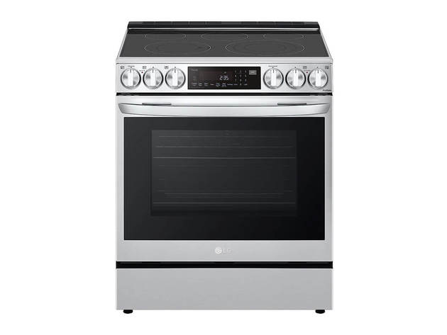 LG LSEL6335F 6.3 Cu. Ft. Stainless Smart InstaView&#0174; Electric Slide-In Range with Air Fry