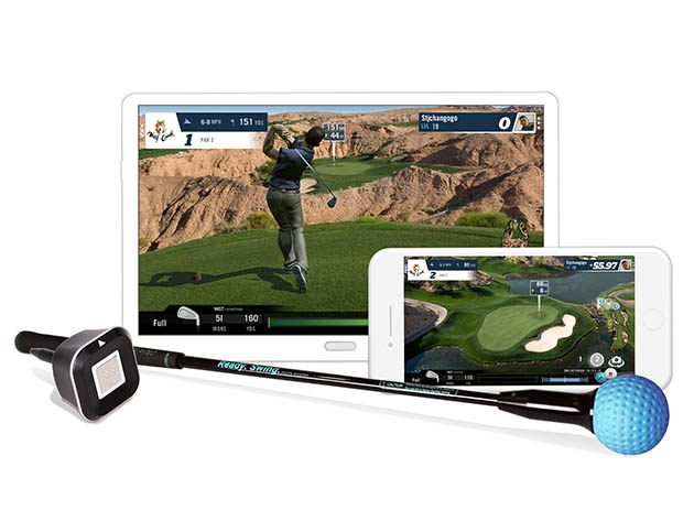 PhiGolf: Mobile & Home Smart Golf Simulator with Swing Stick + $20 Store Credit