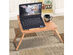 Costway Portable Bamboo Laptop Desk Table Folding Breakfast Bed Serving Tray w/ Drawer - Wood