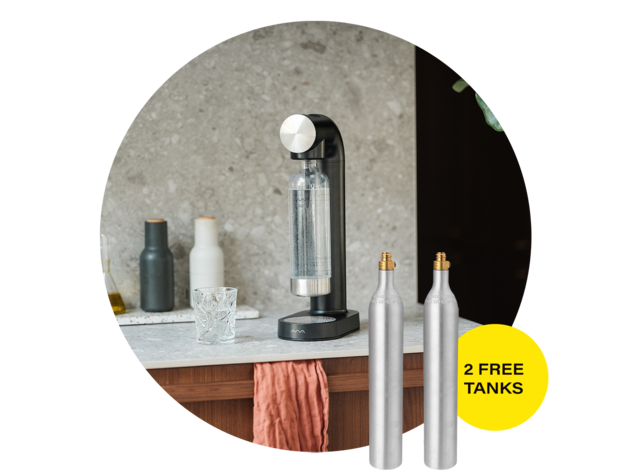 Carbonator (2 FREE tanks) & GIFT BOX