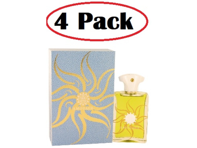 4 Pack of Amouage Sunshine by Amouage Eau De Parfum Spray 3.4 oz