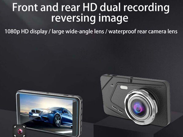 Nu Nu 170° Wide-View Dual Lens Dash Cam | StackSocial