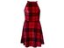 Epic Threads Big Girls Sweetheart Plaid Dress Red Size Small