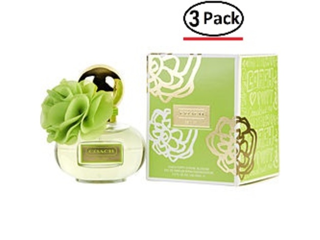 COACH POPPY CITRINE BLOSSOM by Coach EAU DE PARFUM SPRAY 1 OZ for WOMEN ---(Package Of 3)