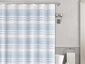 Lydia Shower Curtain /Aqua-Gray