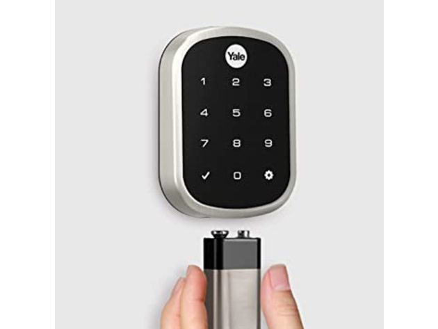 Yale Assure Lock SL with Z-Wave, Key-Free Touchscreen Deadbolt, Satin Nickel-- (Refurbished, No Retail Box)
