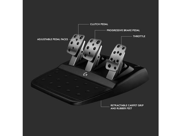 Logitech 941000147 G923 Trueforce Sim Racing Wheel and Pedals for PC, PS4, and PS5
