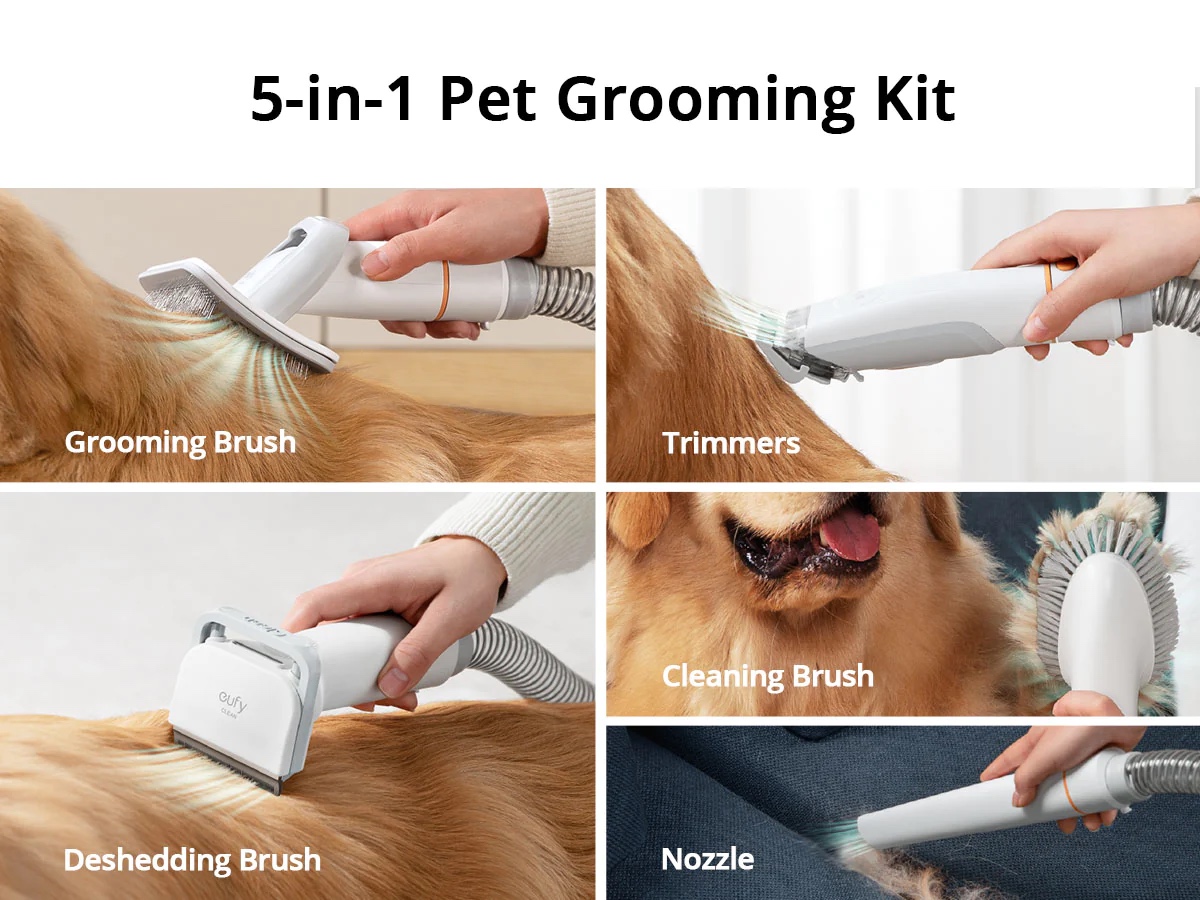 eufy N930 Pet Grooming Kit with Vacuum