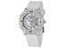 BULOVA Solano Marine Star Mother of Pear Dial White Rubber Ladies Watch