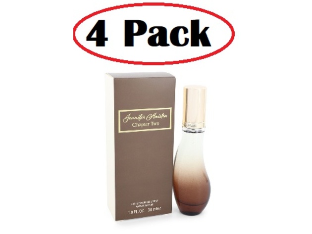 4 Pack of Chapter Two by Jennifer Aniston Eau De Parfum Spray 1 oz