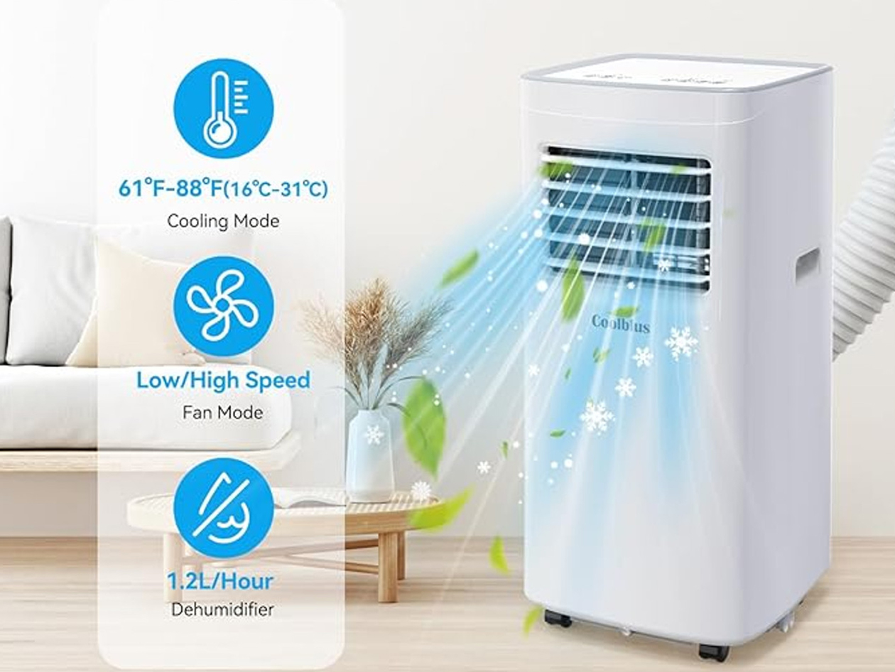 Coolblus Portable Air Conditioner with Remote (Open Box)