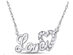 1/6 Carat (ctw Clarity I2-I3) Diamond Love Heart Necklace in 10K White Gold