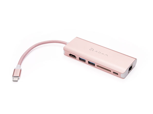 CASA USB-C 6-Port Hub (Rose Gold)