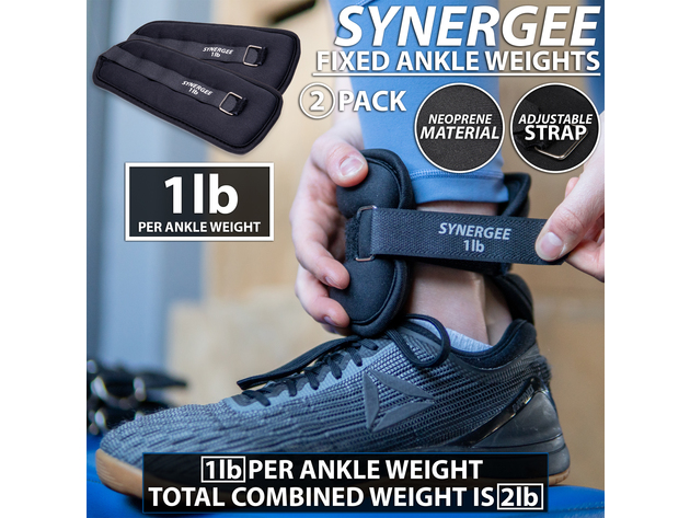 Synergee Fixed Ankle/Wrist Weights - 2lb