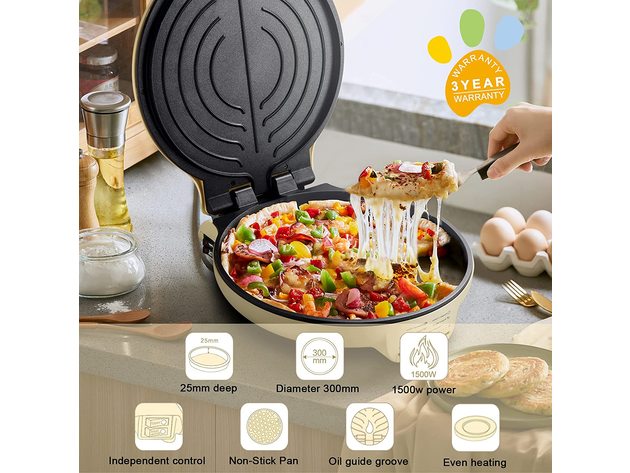 Double Grill Frying Pan, Double Sided Pan, Baking Tray