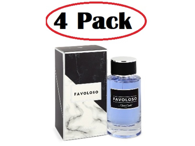 4 Pack of Favoloso by Diane Castel Eau De Parfum Spray 3.3 oz
