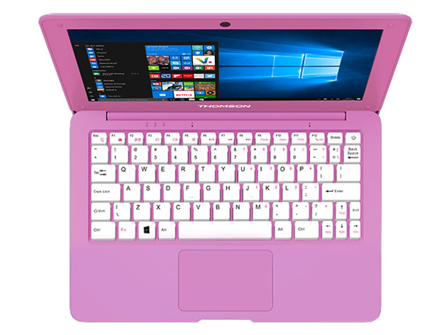 Thomson NEO 12 Intel Atom 1.44GHZ 32GB Windows 10 Laptop (Pink)