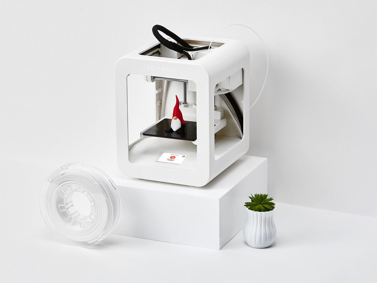 Toybox Alpha Three 3D Printer Deluxe Bundle