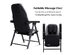 Costway Adjustable Folding Shiatsu Massage Chair Heated Back & Neck  w/ USB Port