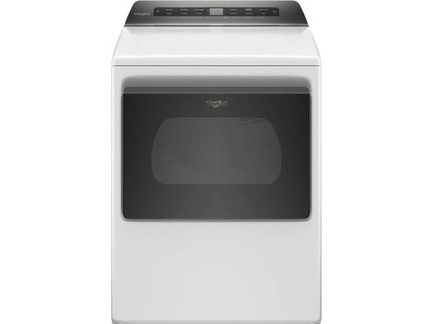 Whirlpool WED5100HW 7.4 Cu.Ft. White Top Load Electric Dryer