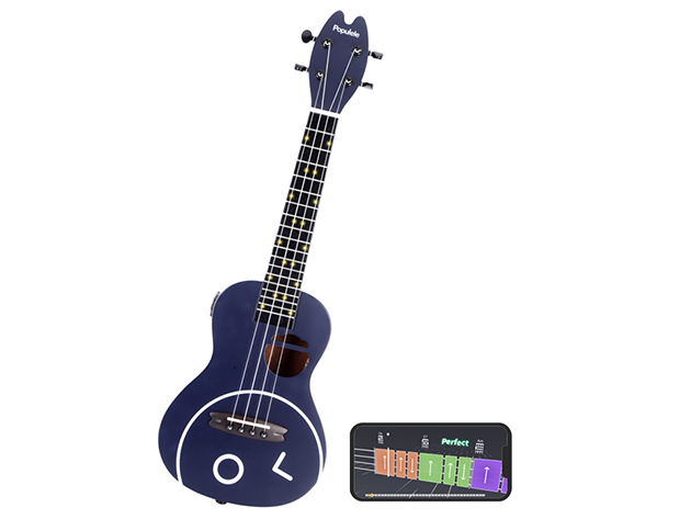 Populele Q2 Smart Concert Ukulele (Emoji Edition)