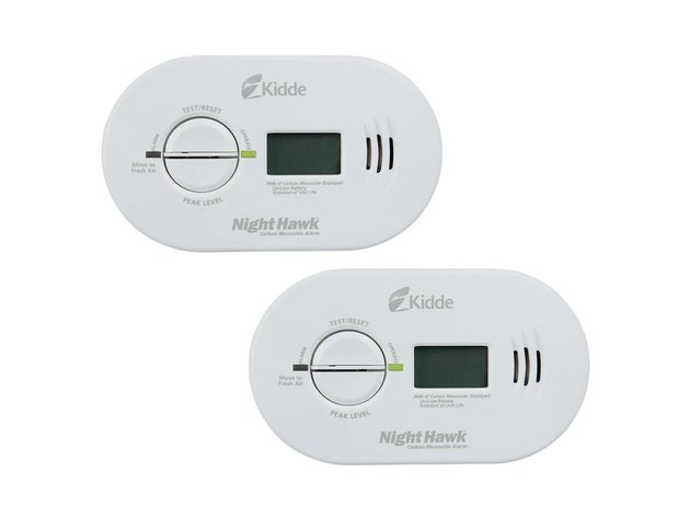 Kidde Firex Battery Operated Carbon Monoxide Detector with Digital Display, 2 Pack (New Open Box)