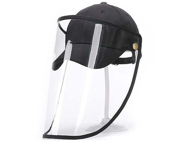 Baseball Cap with Detachable Front Panel