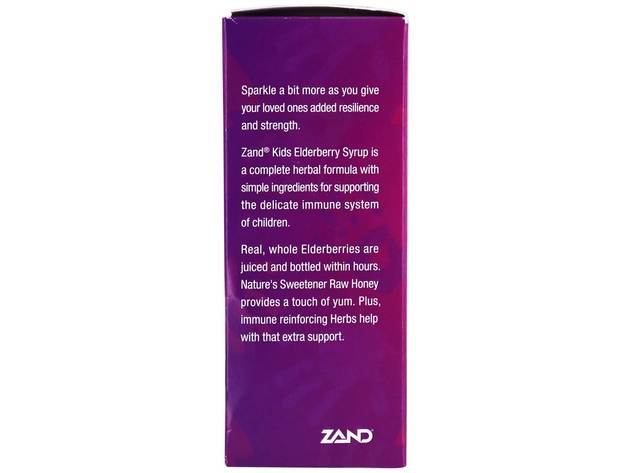 Zand - Naturals Elderberry Kids Syrup Honey Sweetened - 4 fl. oz.
