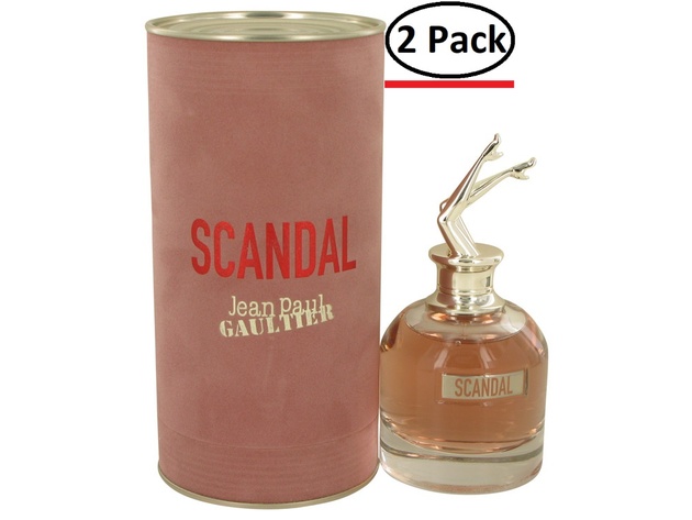 Jean Paul Gaultier Scandal by Jean Paul Gaultier Eau De Parfum Spray 2.7 oz for Women (Package of 2)