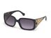 Roberto Cavalli RC804S-01B Women's Shiny Black Gradient Smoke Lens Sunglasses - Gold