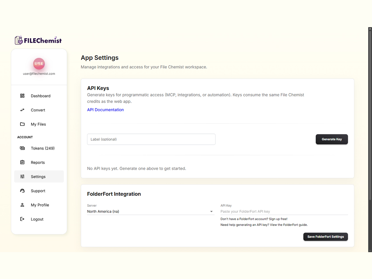 FileChemist File Conversion Tool: One-Time Purchase (10,000 Tokens)