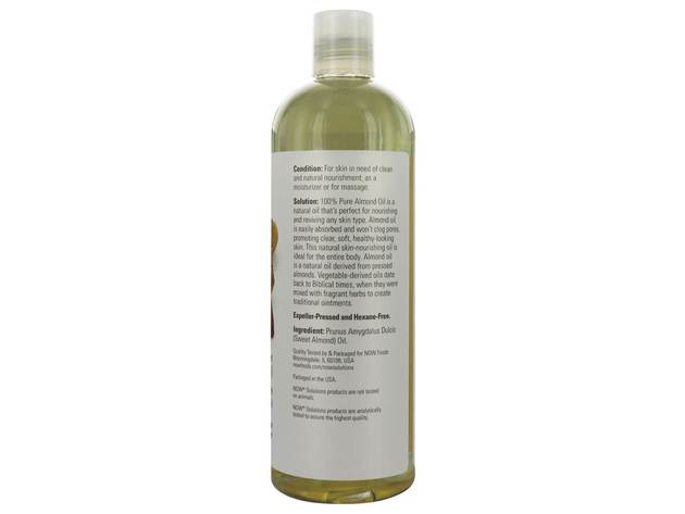 NOW Foods - NOW Solutions Natural Moisturizing Oil Sweet Almond - 16 fl. oz.