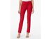 Alfani Women's Tummy-Control Pull-On Skinny Pants Regular Short And Long Lengths Red Size 14