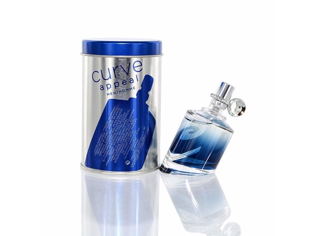 Liz Claiborne Curve Appeal Eau De Toilette Cologne Spray for Men, Reveals a Distinctly Sensual Masculinity and Cool Confidence, 1.0 Fluid Ounce