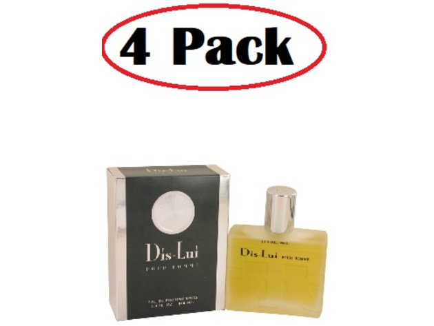 4 Pack of Dis Lui by YZY Perfume Eau De Parfum Spray 3.4 oz