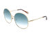 Chloe Women's Gold And Blue Gradient Metal Sunglasses CE171S-838 (Store-Display Model)
