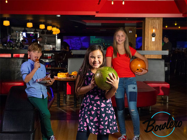 Bowlero/Bowlmor 2-Hour Unlimited Bowling + Shoe Rental (For 4 People/A Locations)