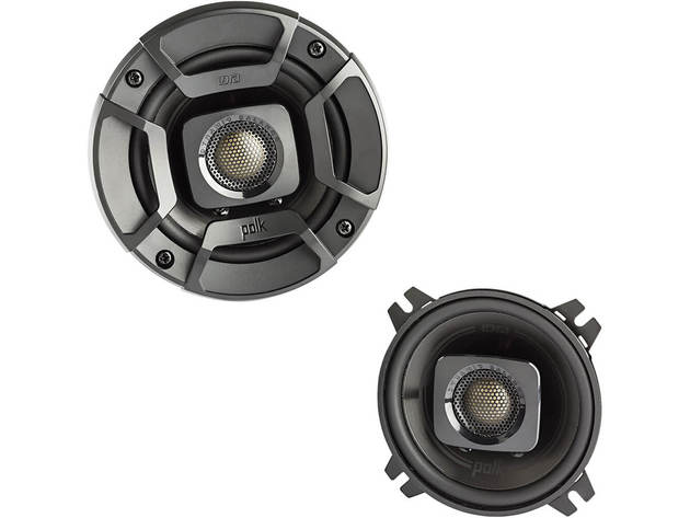 Polk Audio DB402 4 in.; Coaxial Speakers with Marine Certification
