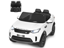 12V Licensed Land Rover Kid Ride On Car 2-Seater Electric Vehicle RC w/MP3 White