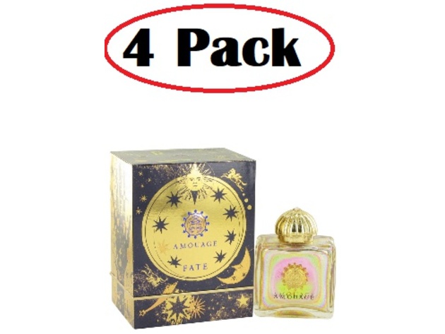 4 Pack of Amouage Fate by Amouage Eau De Parfum Spray 3.4 oz