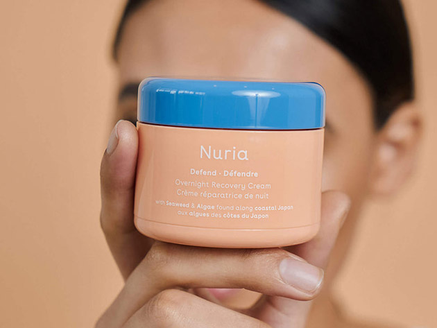 Nuria Defend: Overnight Recovery Cream with Seaweed & Algae (10ml/2-Pack)