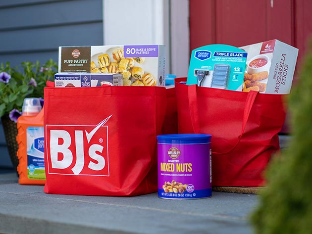 $40 for a 1-year The Club+ Card Membership with BJ’s Easy Renewal®‹ + a $40 reward› after making a $120 purchase. (Terms apply.)