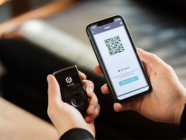D'CENT Biometric Crypto Hardware Wallet