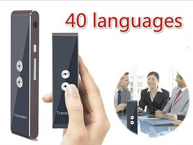 Mini Portable Smart Instant Voice Translator (Gold)